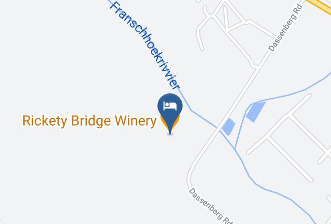 Cape Winelands - Rickety Bridge Winery Maps