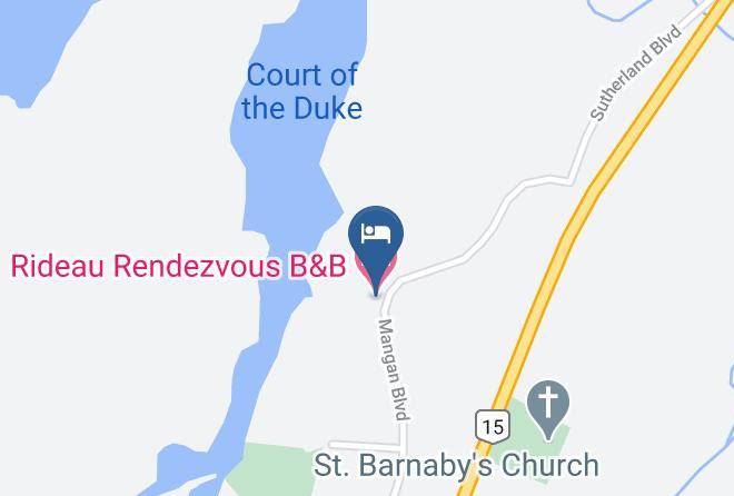 Frontenac - Rideau Rendezvous B&b Maps