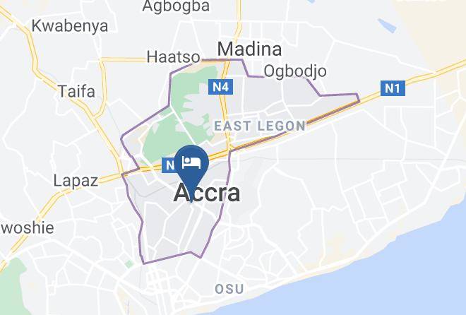 Accra - Ridge Over Suites Maps
