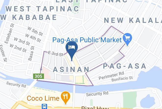 Zambales - Ridgecrest Gardens Hotel Maps