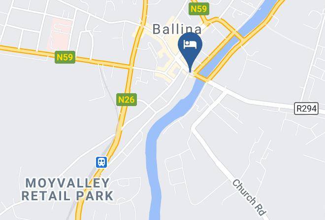 Ardnaree - Ridgepool Hotel West Of Ireland Fishing Ballina Mayo Maps