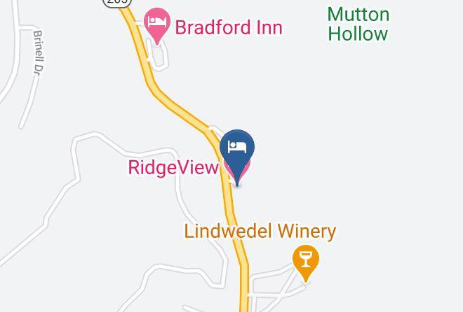 Ridgeview Motel Map
