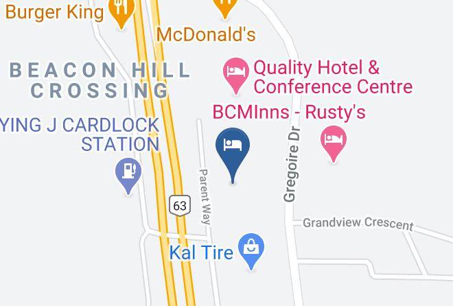 Super 8 Fort Mcmurray Map