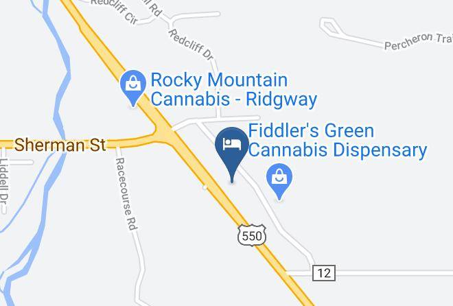 Ouray - Ridgway Lodge And Star Saloon Maps