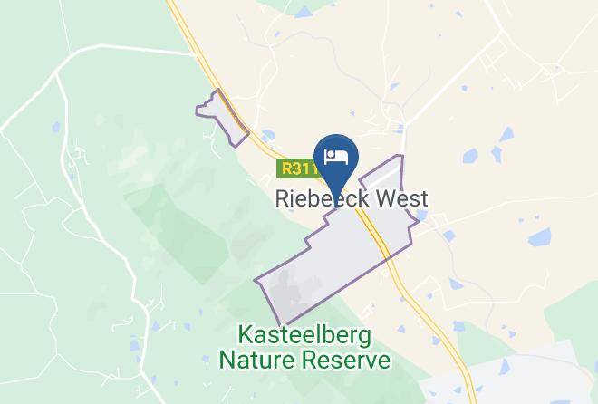 Westst - Riebeek Valley Hotel Maps
