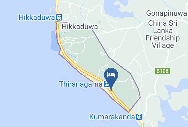 Galle - Riff Hikkaduwa Hotel Maps