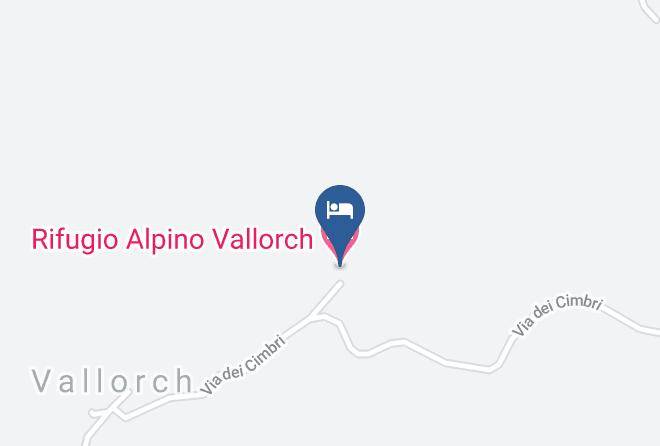 Belluno - Rifugio Alpino Vallorch Maps