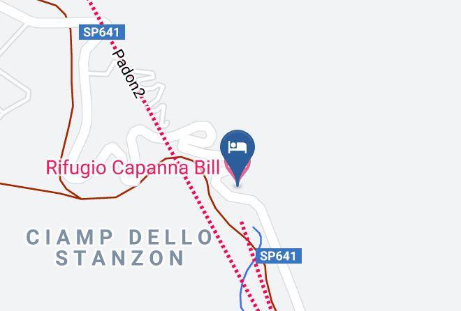 Belluno - Rifugio Capanna Bill Maps
