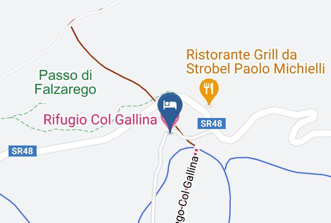 Belluno - Rifugio Col Gallina Maps