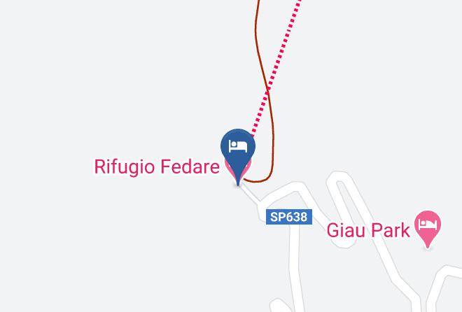 Belluno - Rifugio Fedare Maps