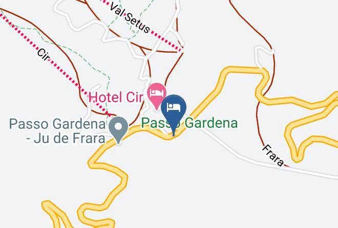 Bolzano - Rifugio Frara Passo Gardena Maps
