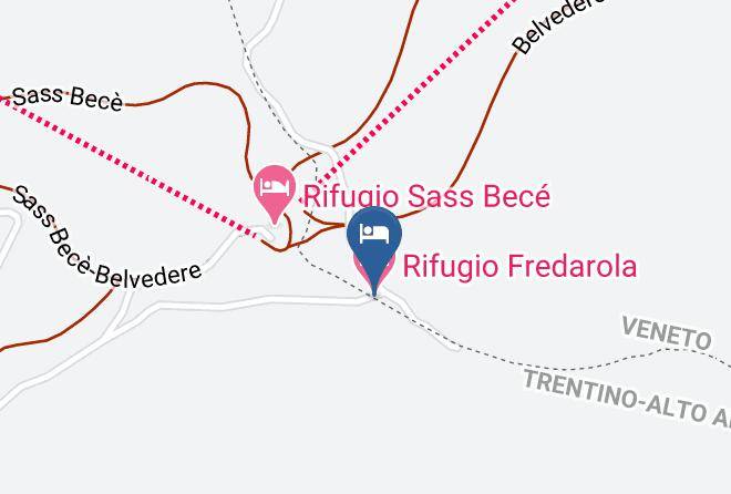 Trento - Rifugio Fredarola Maps