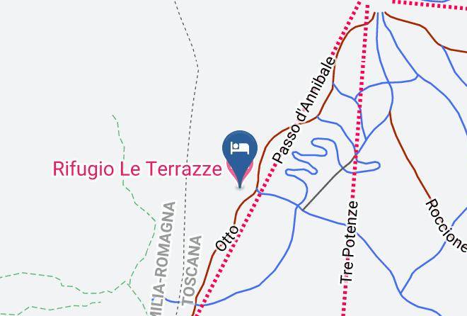 Pistoia - Rifugio Le Terrazze Maps
