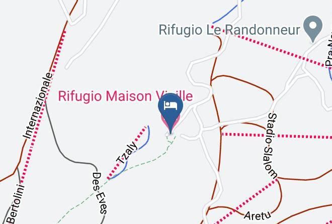 Aosta - Rifugio Maison Vieille Maps