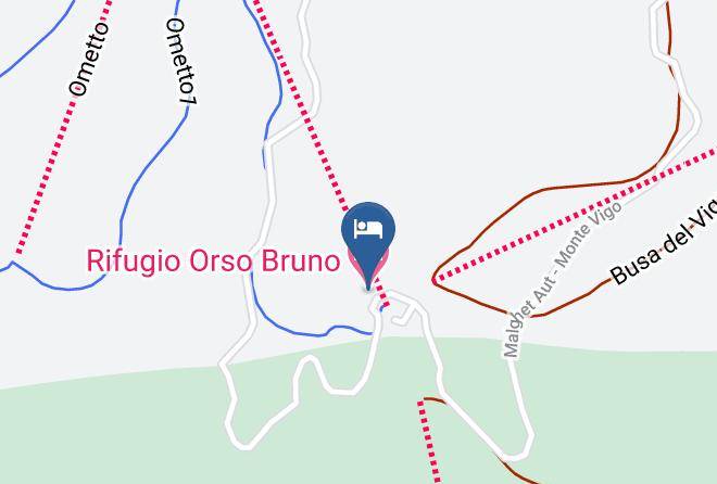 Trento - Rifugio Orso Bruno Maps