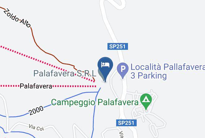 Belluno - Rifugio Palafavera Maps
