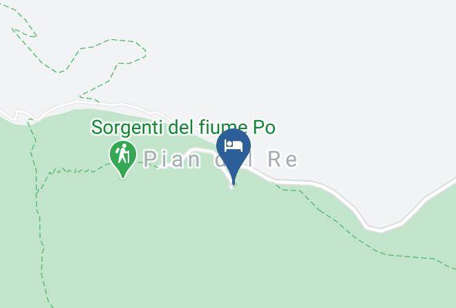 Cuneo - Rifugio Pian Del Re Albergo Con Ristorante Maps