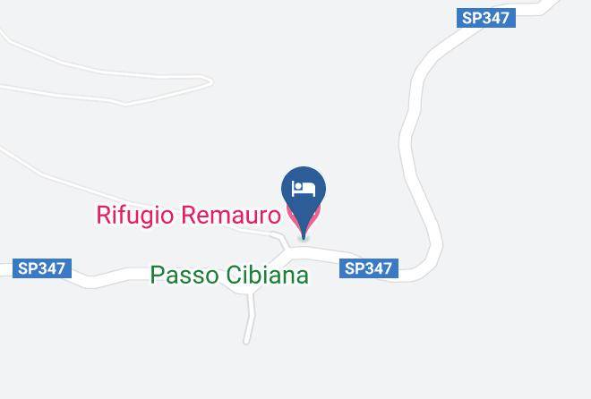 Belluno - Rifugio Remauro Maps