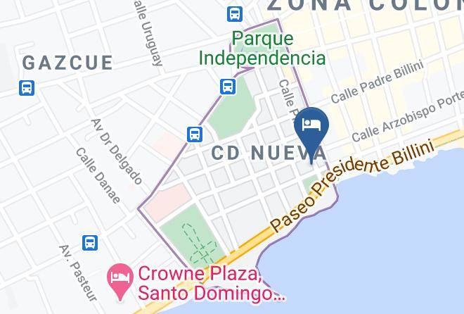 Santo Domingo De Guzman - Rig Puerto Malecon Maps