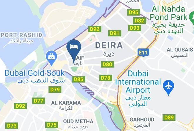 Dubai - Riga Hotel Maps
