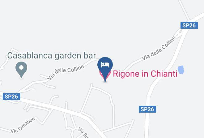 Florence - Rigone In Chianti Maps