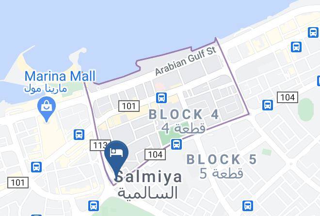 Al Salmiyah - Rihanna Hotel Maps