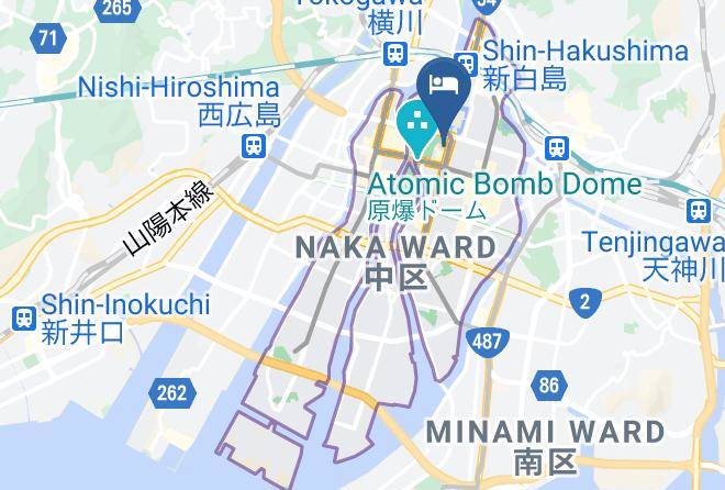 Hiroshima City Naka Ward - Rihga Royal Hotel Hiroshima Maps