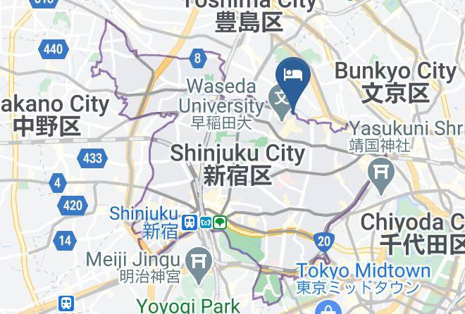 Shinjuku Ward - Rihga Royal Hotel Tokyo Maps