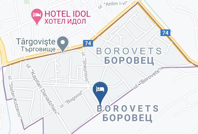 Targovishte - Rila Hotel Borovets Maps