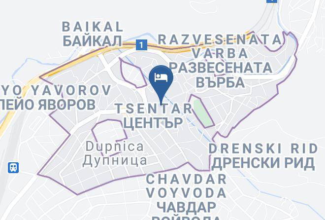 Dupnitsa - Rila Hotel Dupnitsa Maps