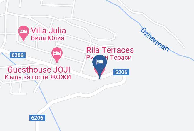 Sapareva Banya - Rila Terraces Maps
