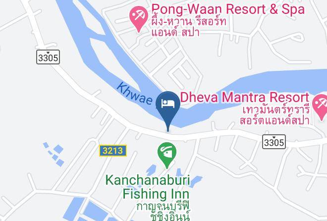 Amphoe Mueang Kanchanaburi - Rim Nam Resort Maps