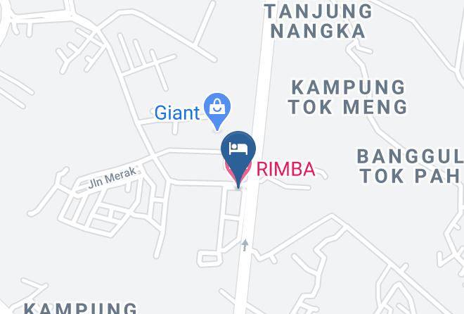 Kuala Terengganu - Rimba Hotel Maps