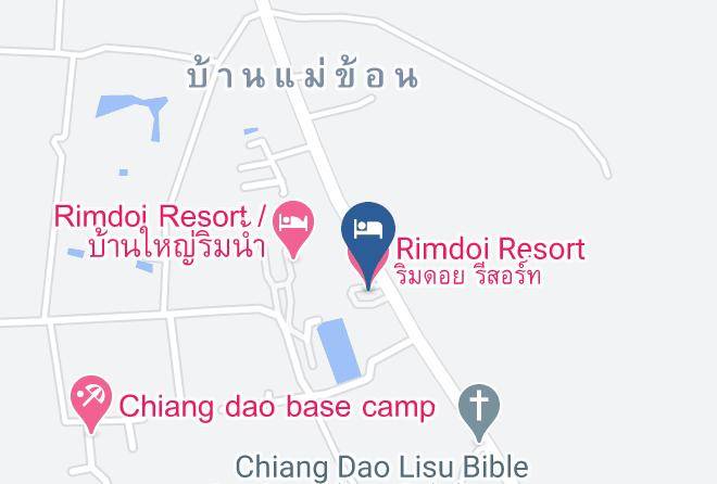 Amphoe Chiang Dao - Rimdoi Resort Maps