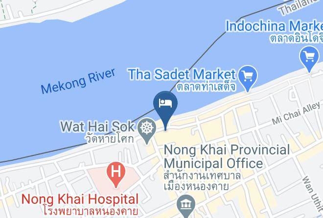 Rimkhong Nongkhai Hotel Map