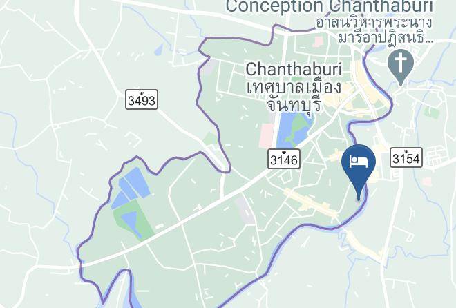 Amphoe Mueang Chanthaburi - Rimnaam Klangchan Hotel Chanthaburi Maps
