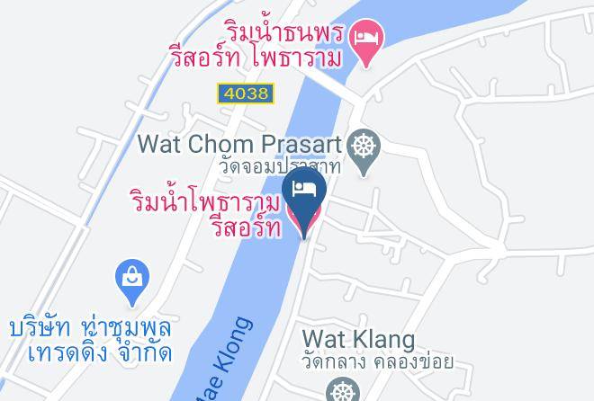 Amphoe Photharam - Rimnam Photharam Resort Maps