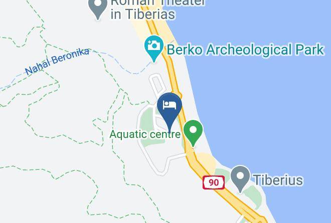 Tiberias - Rimonim Mineral Tiberias Maps