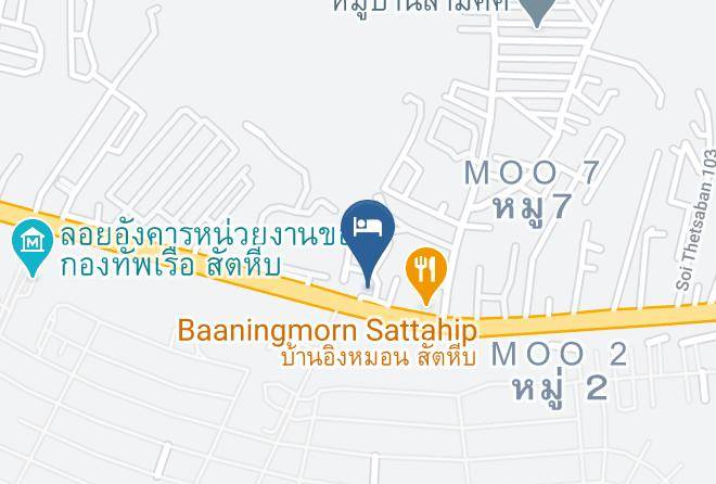 Amphoe Sattahip - Rimpu Hill Resort Maps