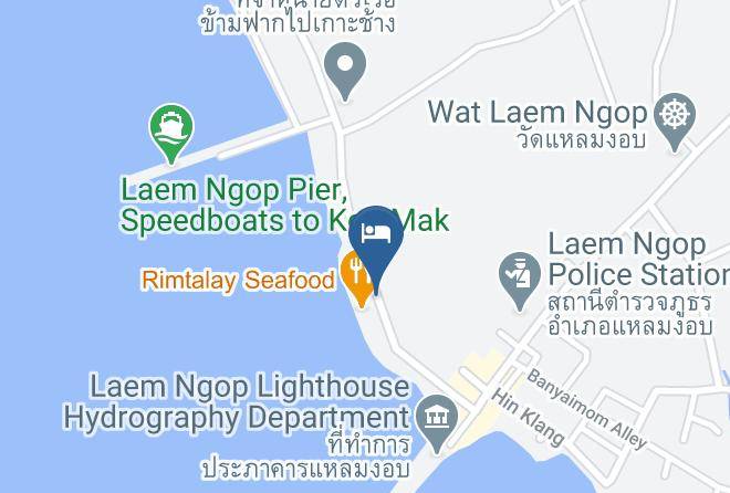Amphoe Laem Ngop - Rimtalay Resort Maps