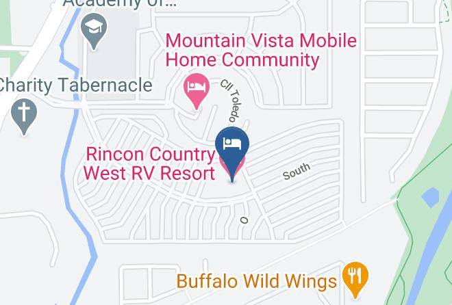 Pima - Rincon Country West Rv Resort Maps