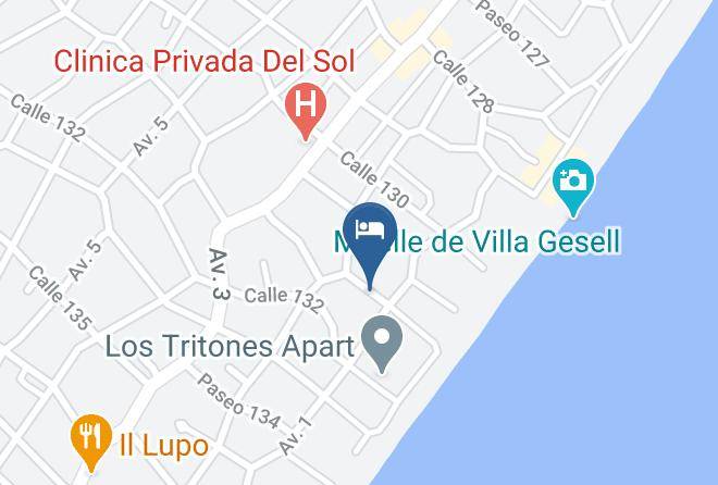 Villa Gesell - Rincon Del Sol Maps
