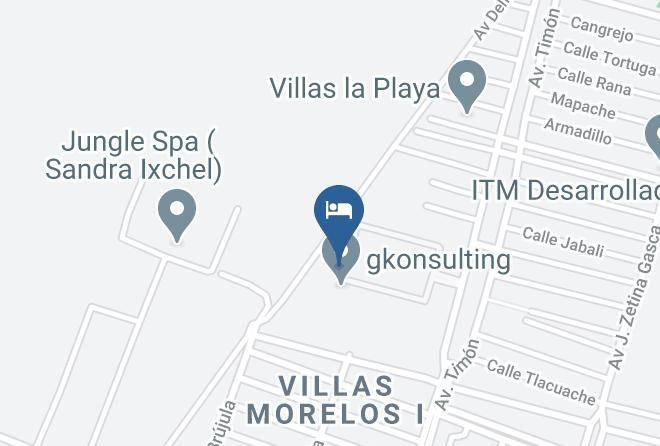 Puerto Morelos - Rincon En El Caribe Maps