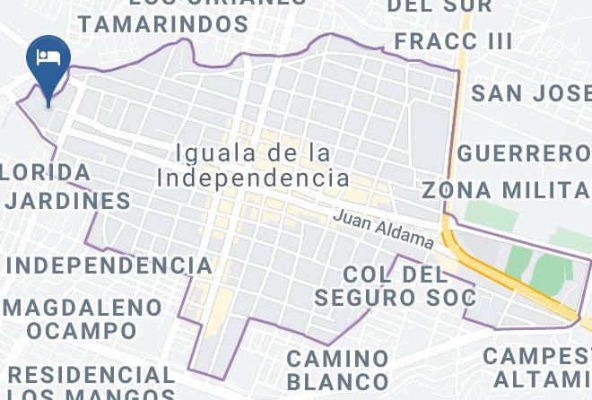 Iguala De La Independencia - Rinconada Hotel Boutique Maps