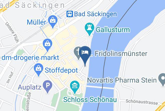 Waldshut - Ringhotel Goldener Knopf Maps
