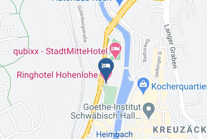 Schwabisch Hall - Ringhotel Hohenlohe Maps