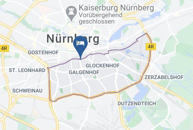 Nuremberg - Ringhotel Loew's Merkur Maps