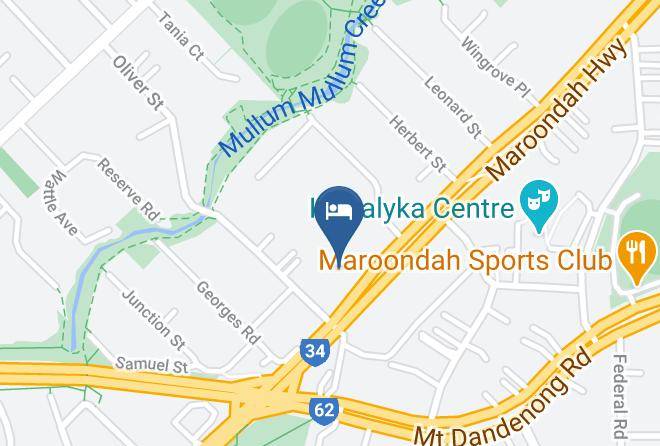 Maroondah - Ringwood Lake Inn Maps