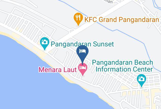 Pangandaran Regency - Rinjani Homestay Maps