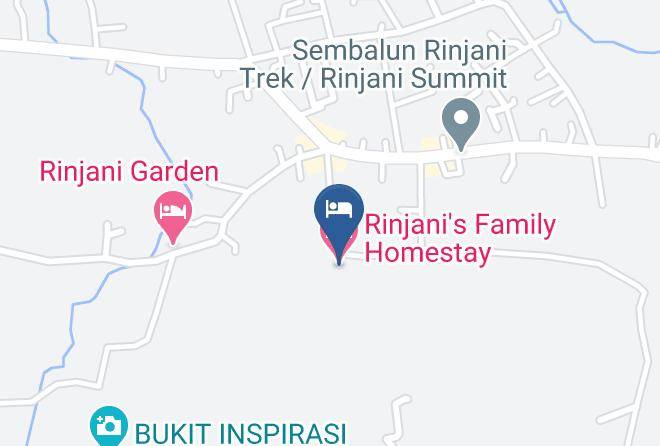 Lombok Timur - Rinjani's Family Homestay Maps
